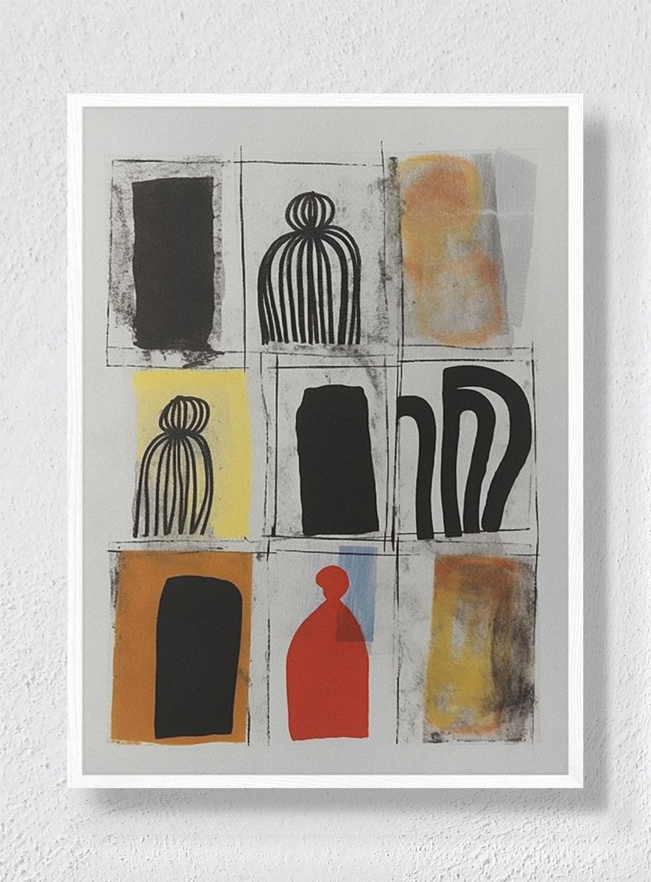 FRAGMENTS OF IDENTITY - White Frame