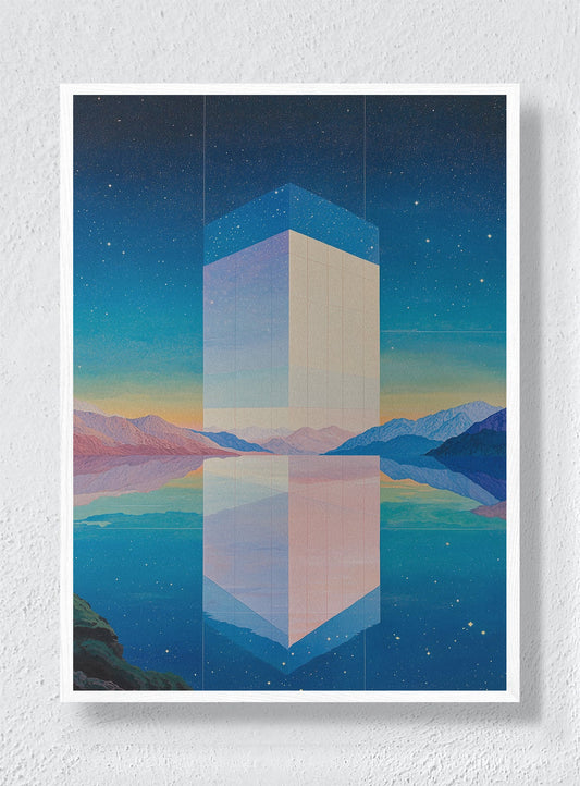 PORTAL TO SERENITY - White Frame
