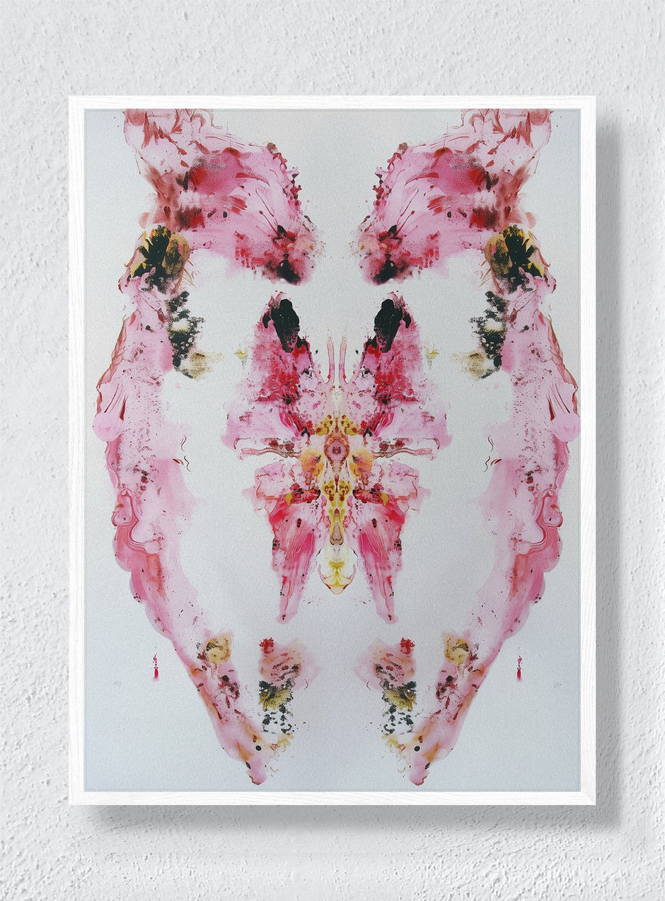 RORSCHACH’S BUTTERFLY - White Frame