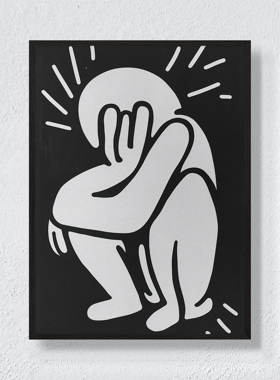 THE INNER SPARK - Black Frame