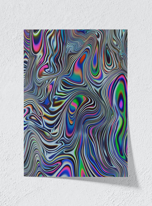 VORTEX OF HUES - Unframed