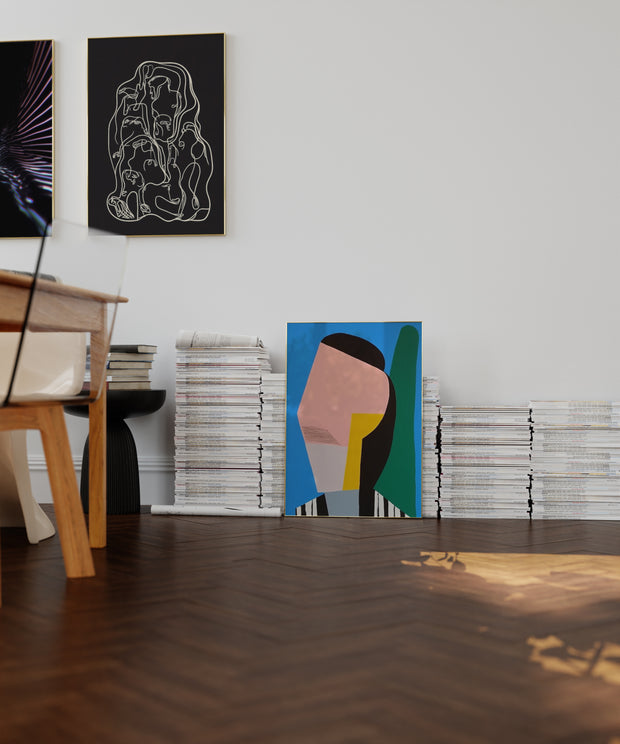 HUEDRA artwork in Kaya D.'s home