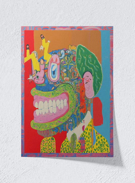 A MIND TOO CROWDED TO SLEEP - Unframed