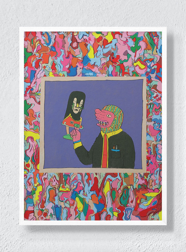 THE HANDLER - White Frame