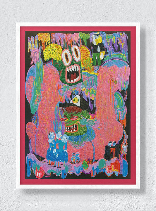 THE MELTDOWN - White Frame