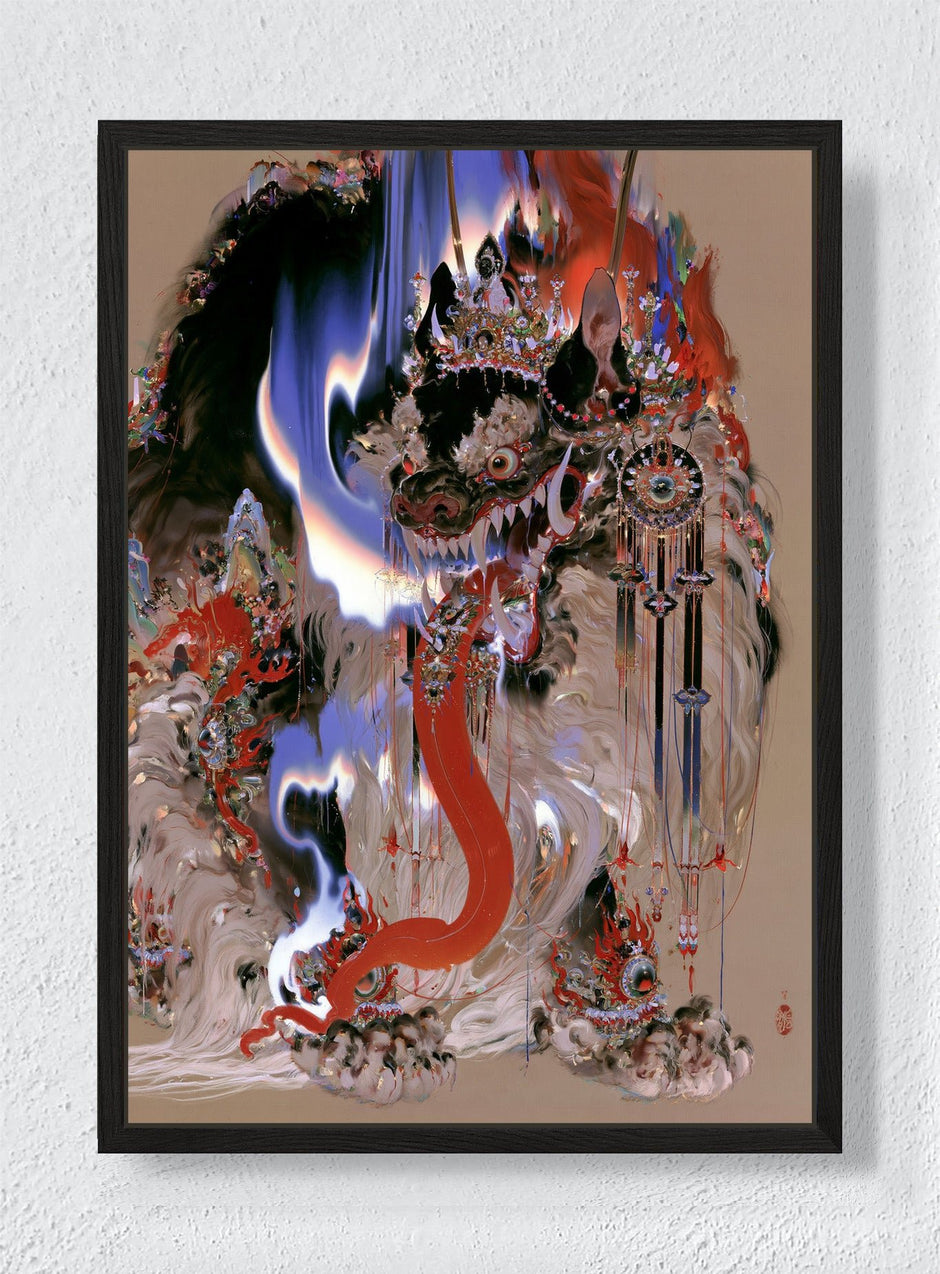 A CROWN IN THE STATIC - Black frame canvas