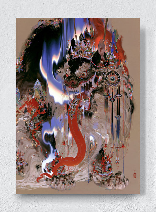 A CROWN IN THE STATIC - Unframed canvas