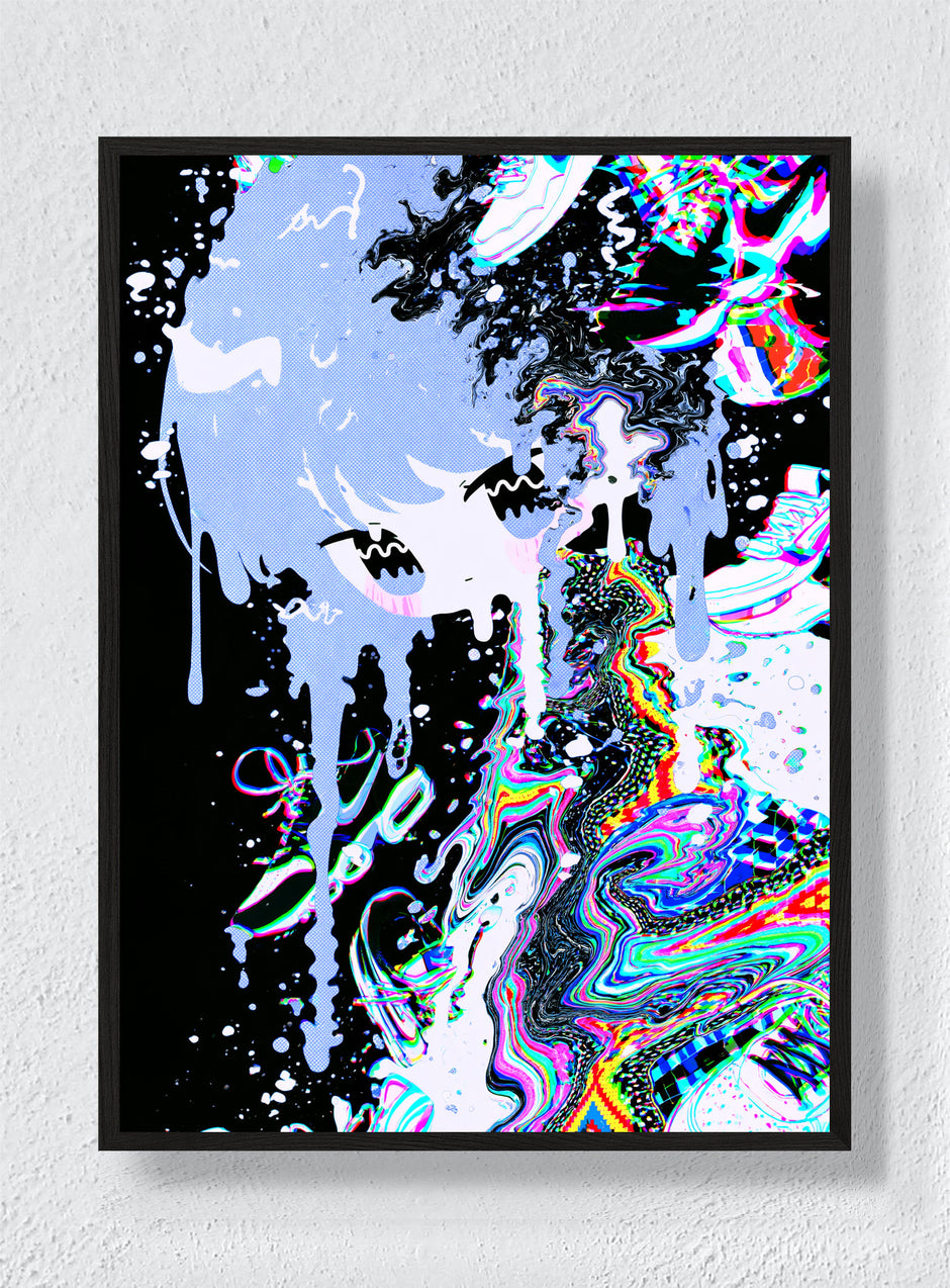A FACE IN THE CURRENT - Black Frame