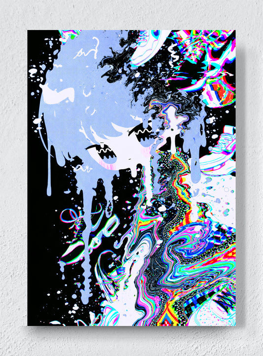 A FACE IN THE CURRENT - Unframed canvas