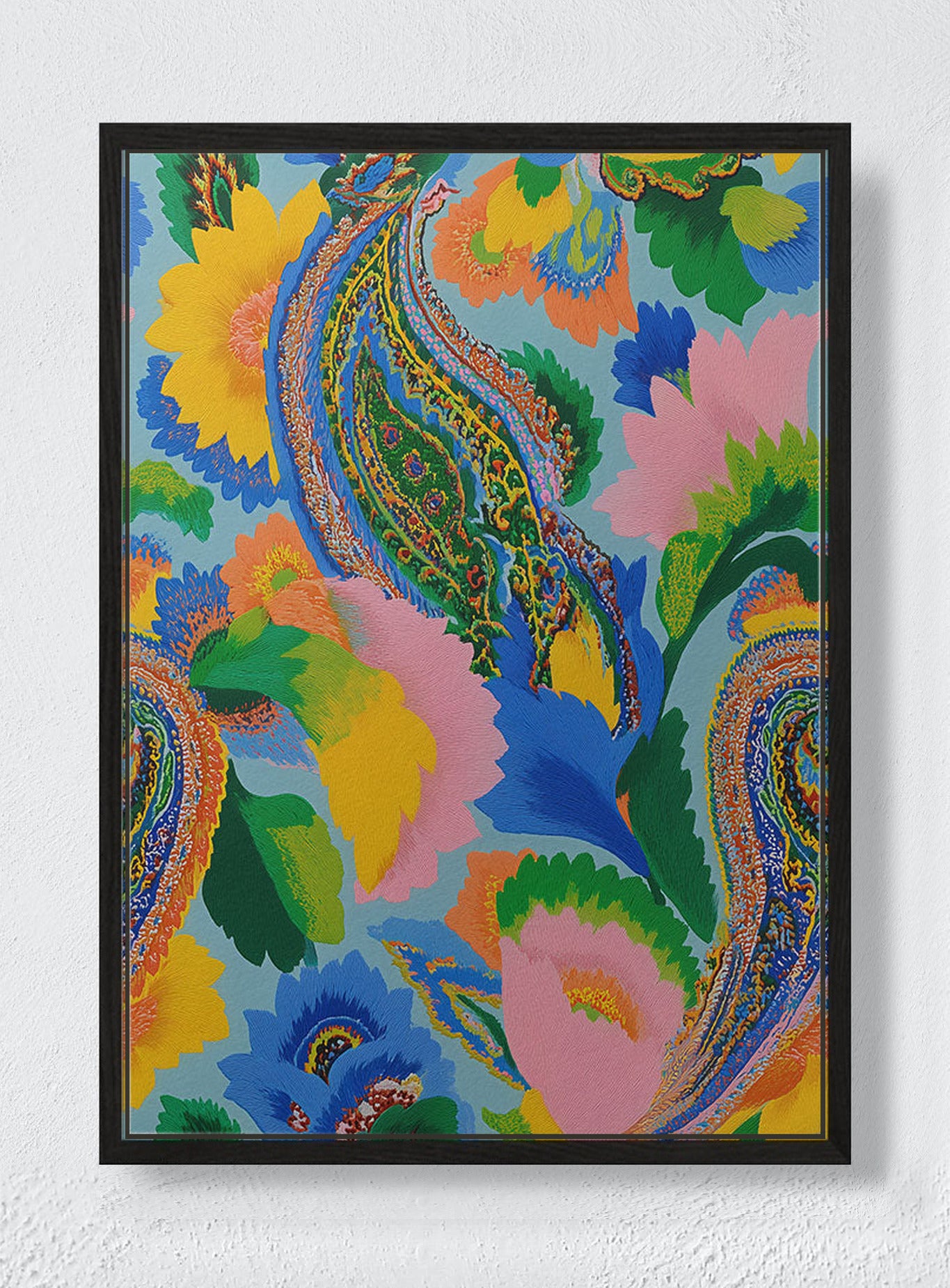 A GARDEN THAT NEVER SLEEPS - Black frame canvas