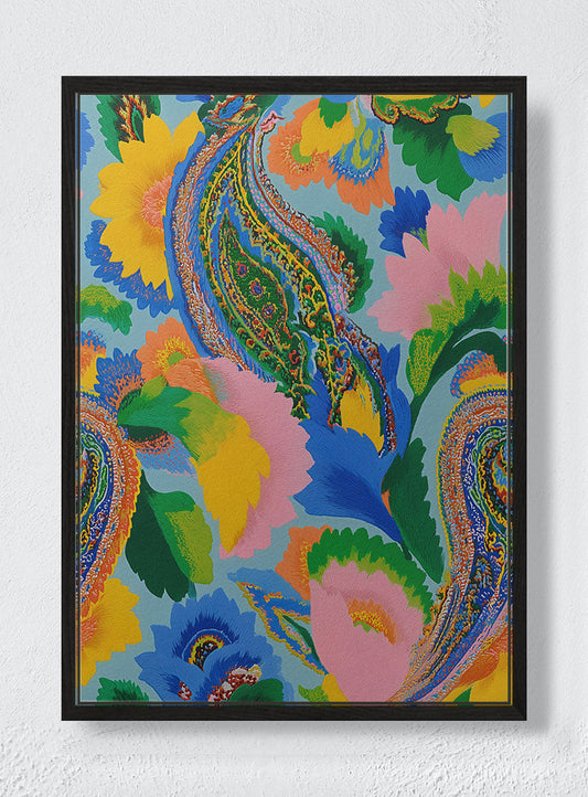 A GARDEN THAT NEVER SLEEPS - Black frame canvas