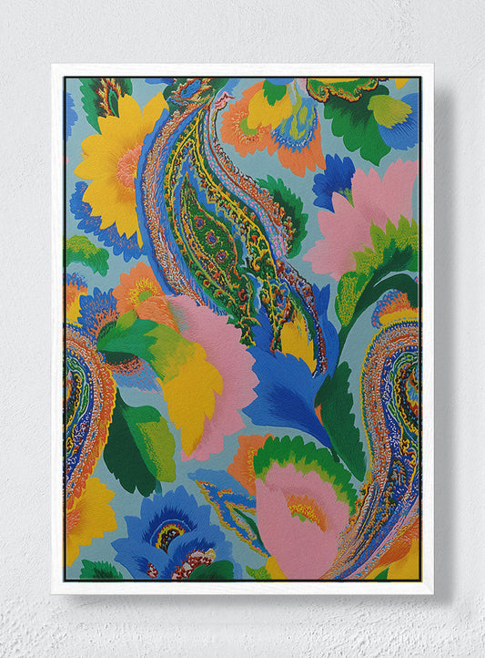 A GARDEN THAT NEVER SLEEPS - White frame canvas
