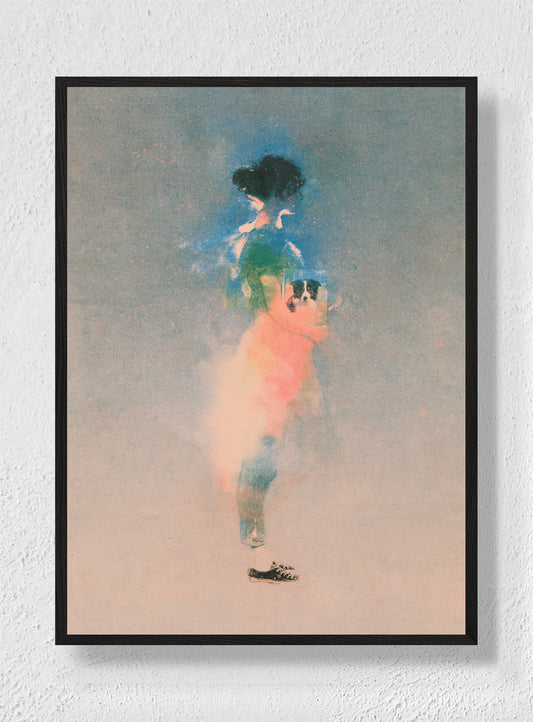 A LITTLE LESS CERTAIN - Black Frame
