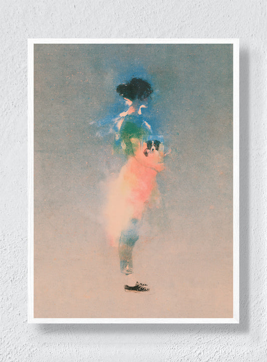 A LITTLE LESS CERTAIN - White Frame
