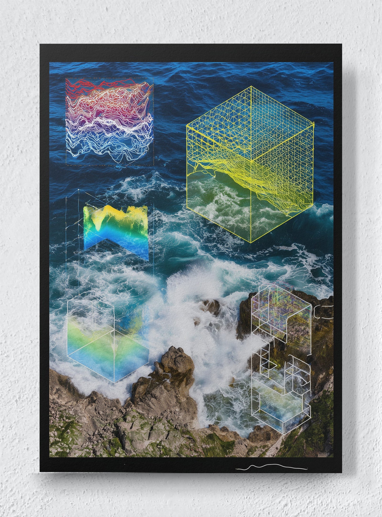 A MAP OF THE UNKNOWN - Unframed canvas