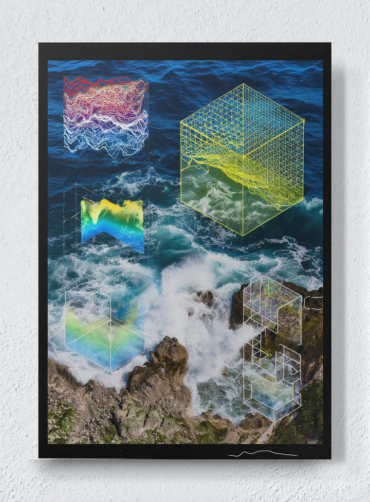 A MAP OF THE UNKNOWN - Unframed canvas