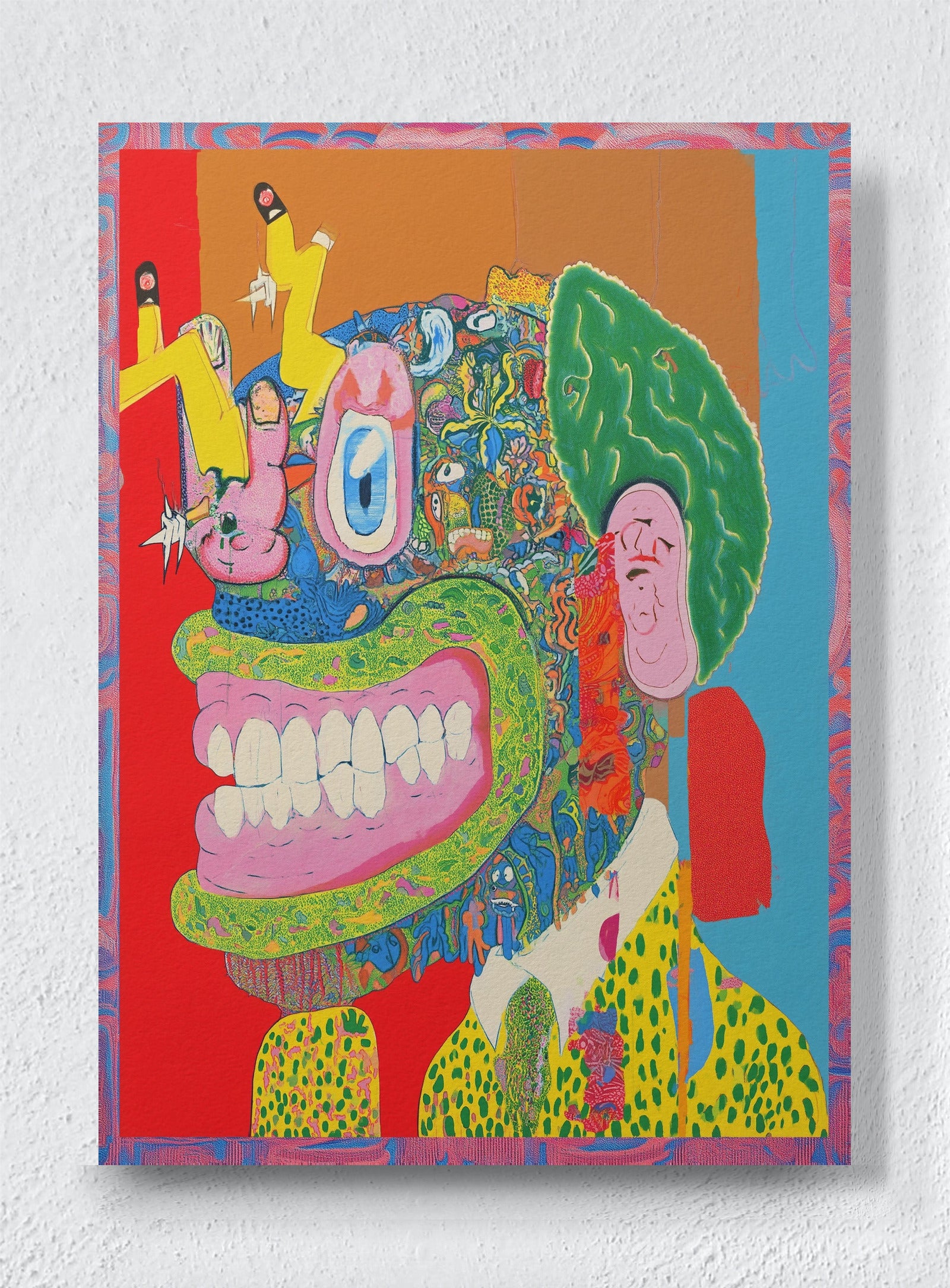 A MIND TOO CROWDED TO SLEEP - Unframed canvas