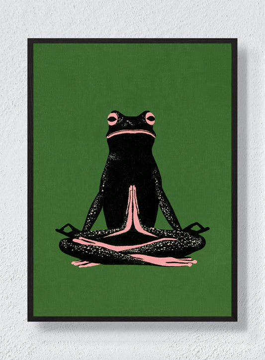 A MOMENT OF FROG - Black Frame