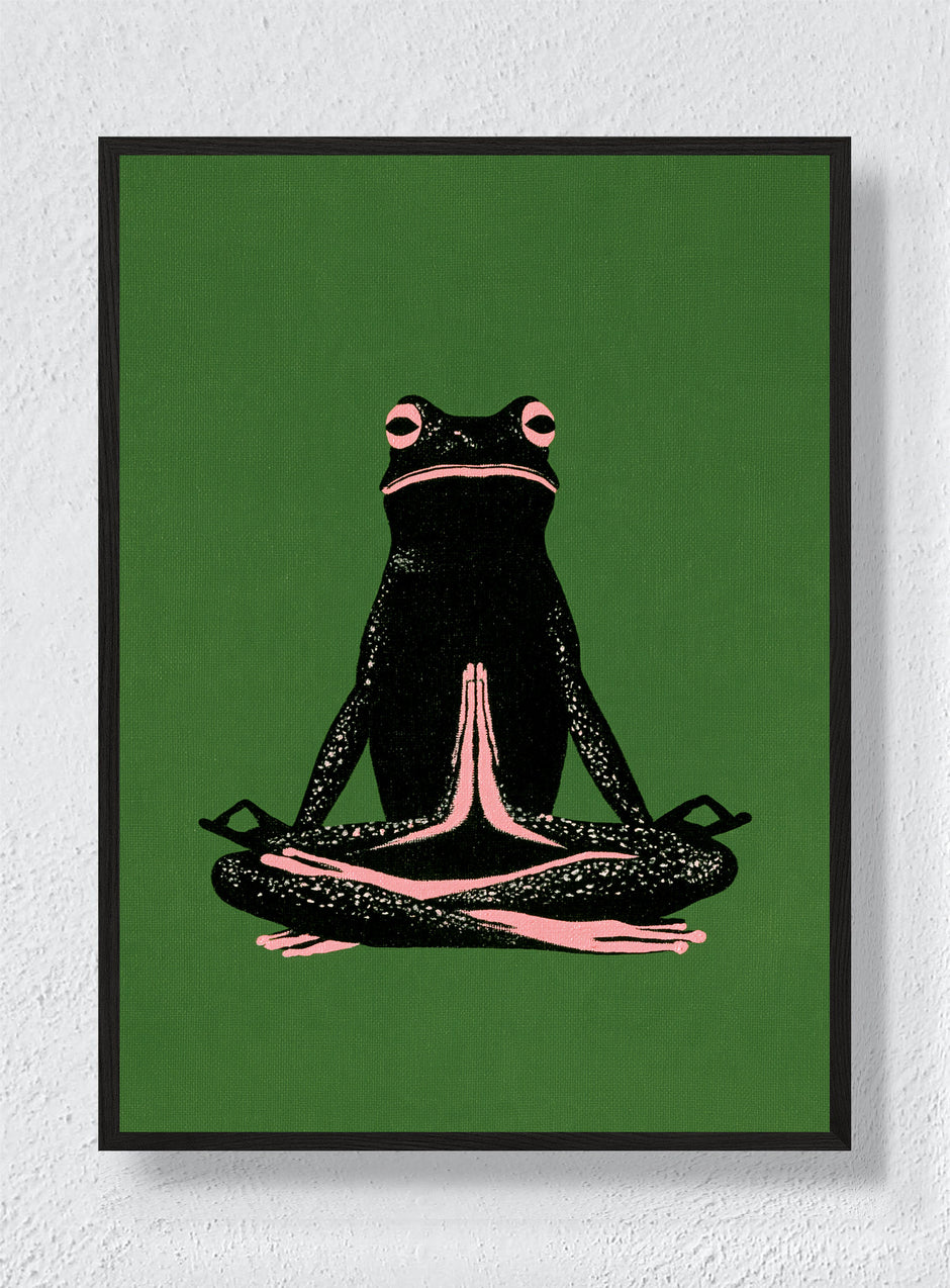 A MOMENT OF FROG - Black Frame