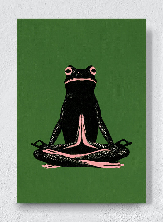 A MOMENT OF FROG - Unframed canvas
