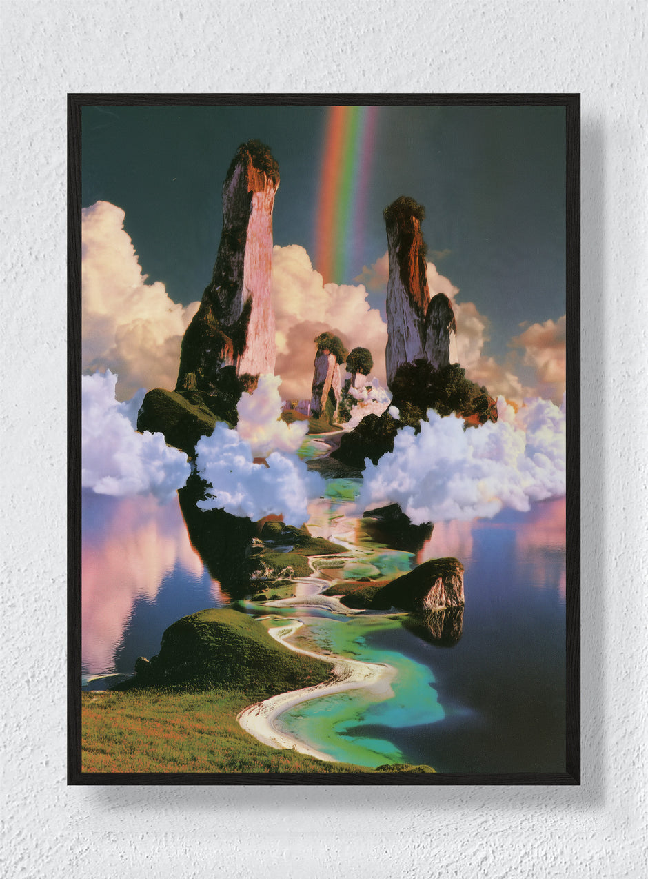 A PATH ABOVE THE CLOUDS - Black Frame
