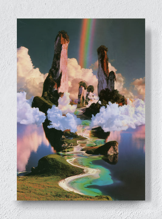 A PATH ABOVE THE CLOUDS - Unframed canvas