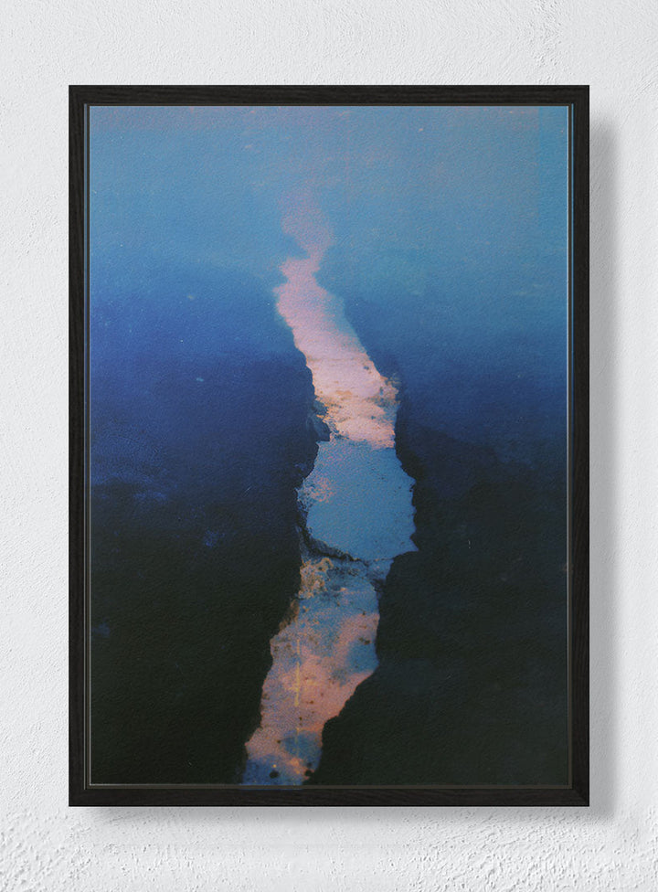 A PATH MADE OF REFLECTION - Black frame canvas