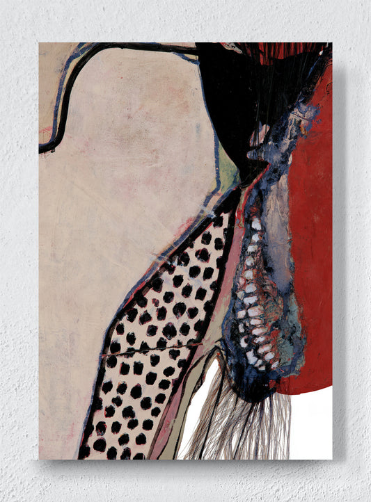 A PATTERN IN HER SHADOW - Unframed canvas