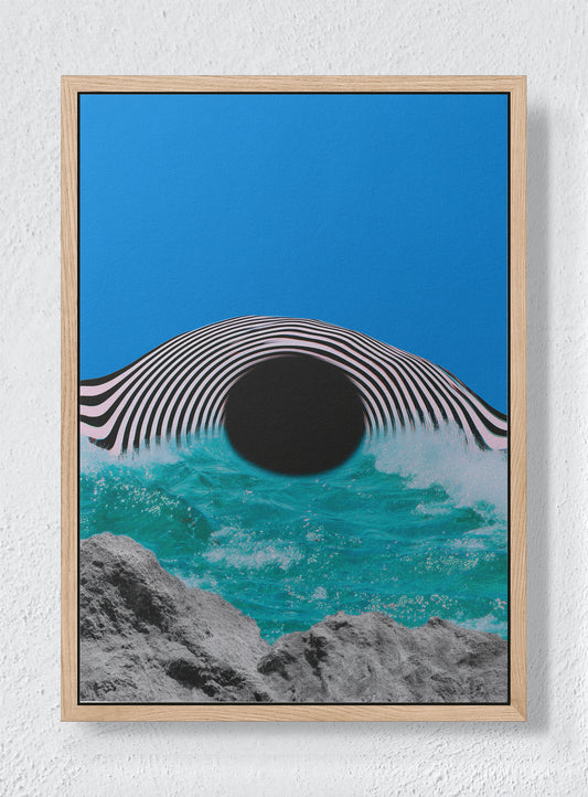 ABYSS INTERFACE - Natural frame canvas