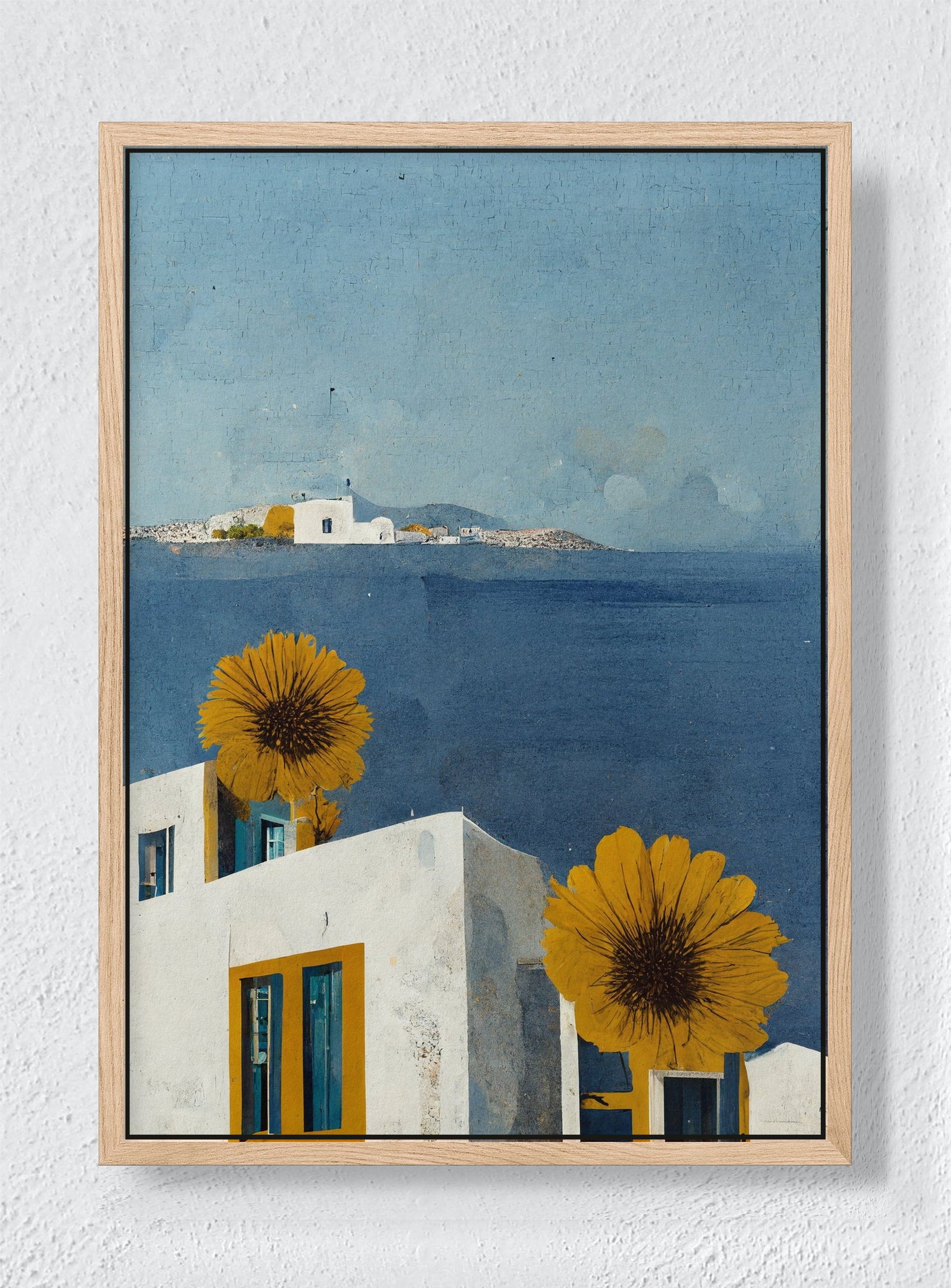 AEGEAN - Natural frame canvas