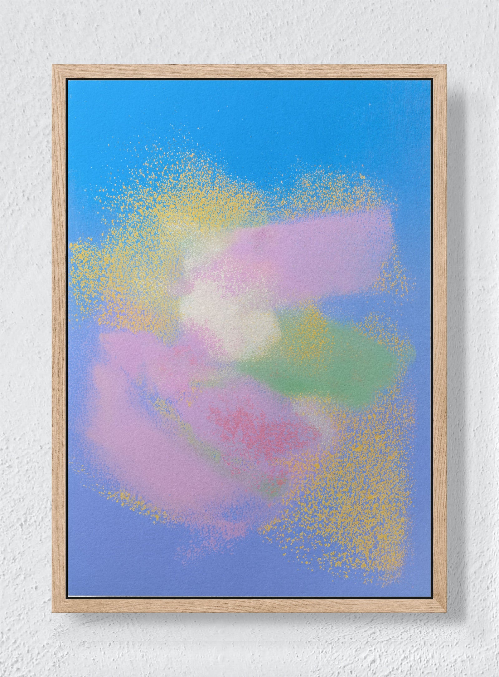 AEROSOL DREAMS - Natural frame canvas