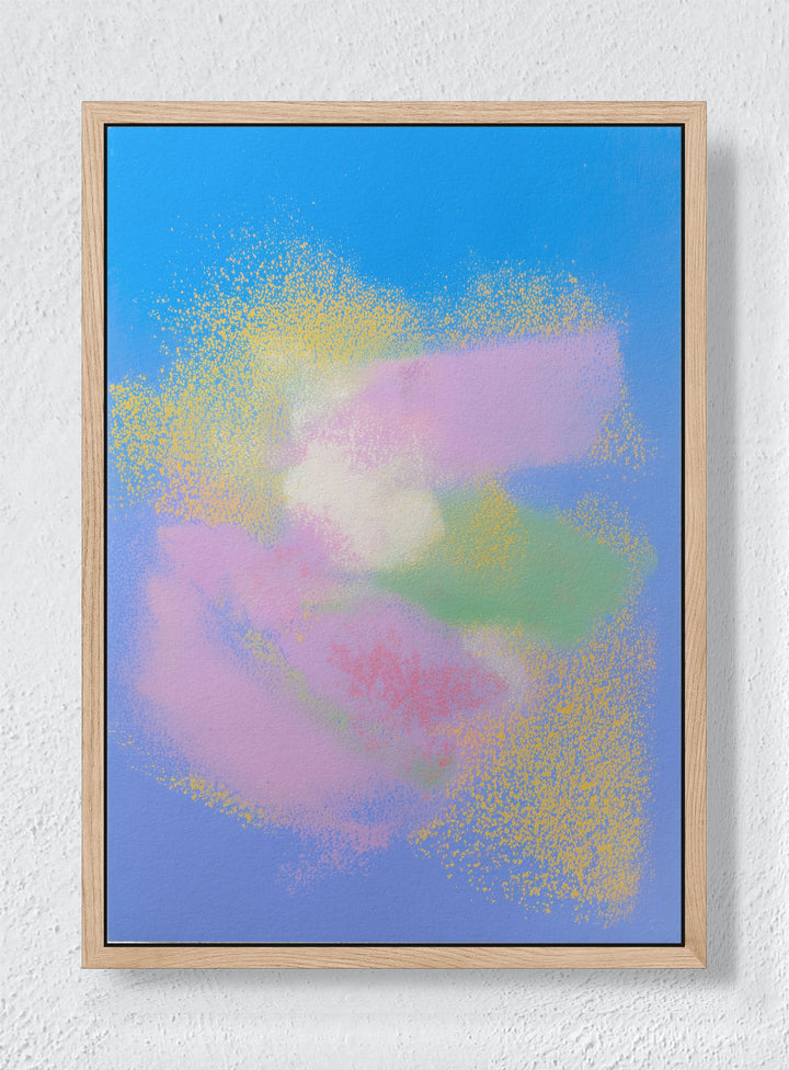 AEROSOL DREAMS - Natural frame canvas
