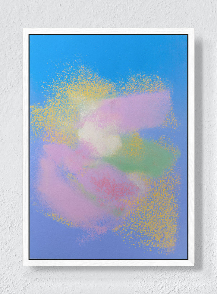 AEROSOL DREAMS - White frame canvas