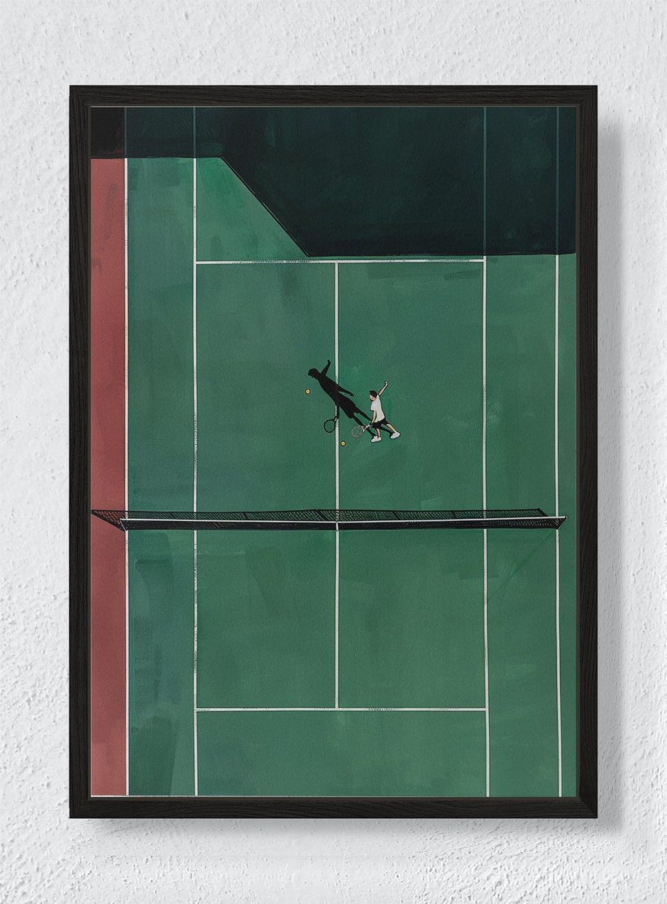 AGAINST THE LINES - Black frame canvas