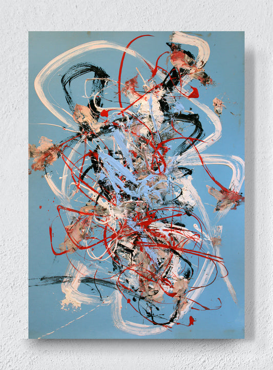 ALL THE LINES WE LEAVE - Unframed canvas