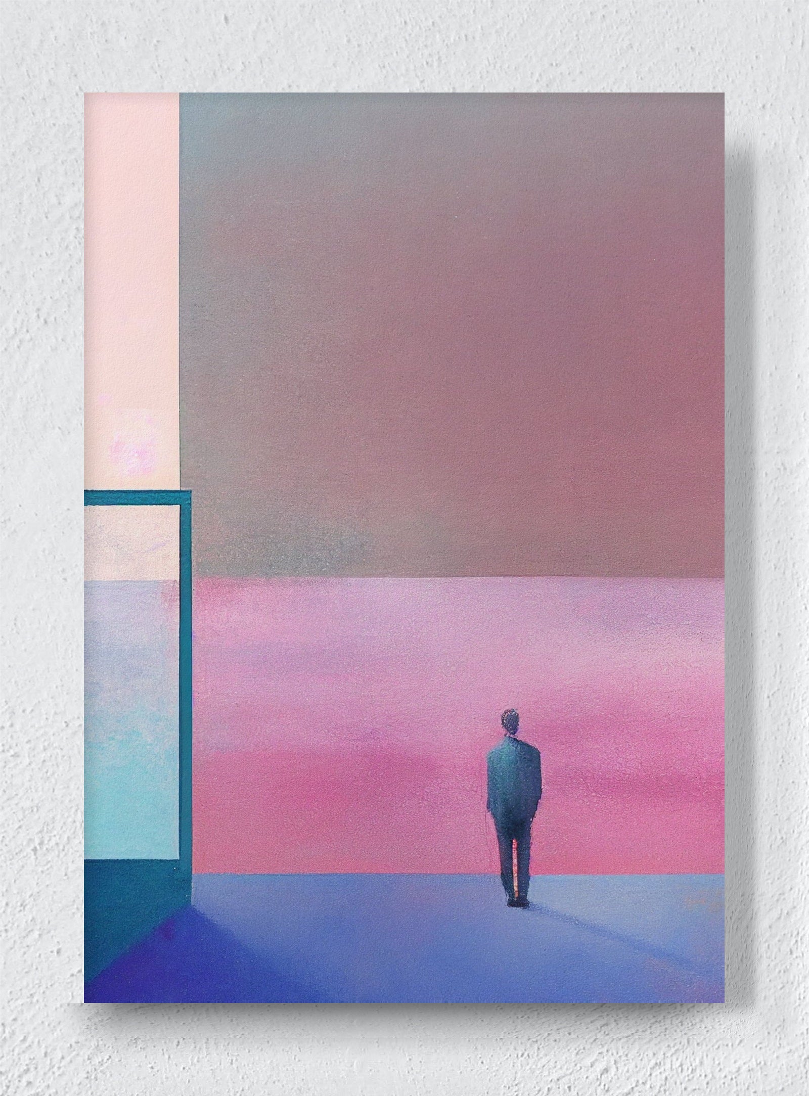 ALONE - Unframed canvas