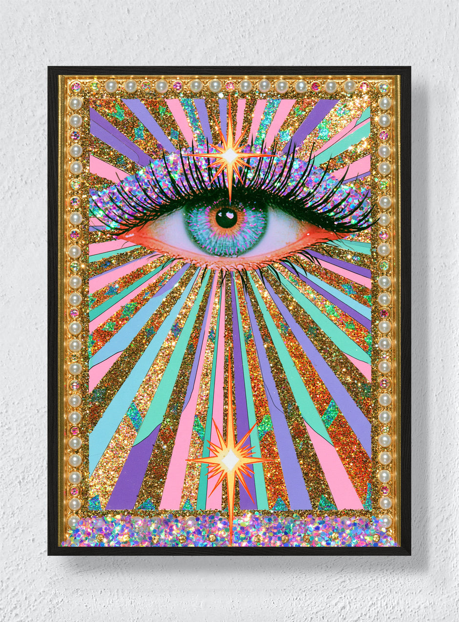 AN EYE FULL OF SUNSHINE - Black Frame