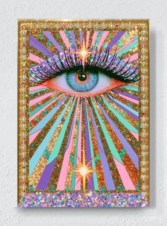 AN EYE FULL OF SUNSHINE - Unframed canvas
