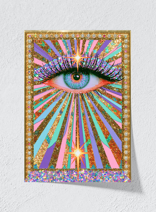 AN EYE FULL OF SUNSHINE - Unframed