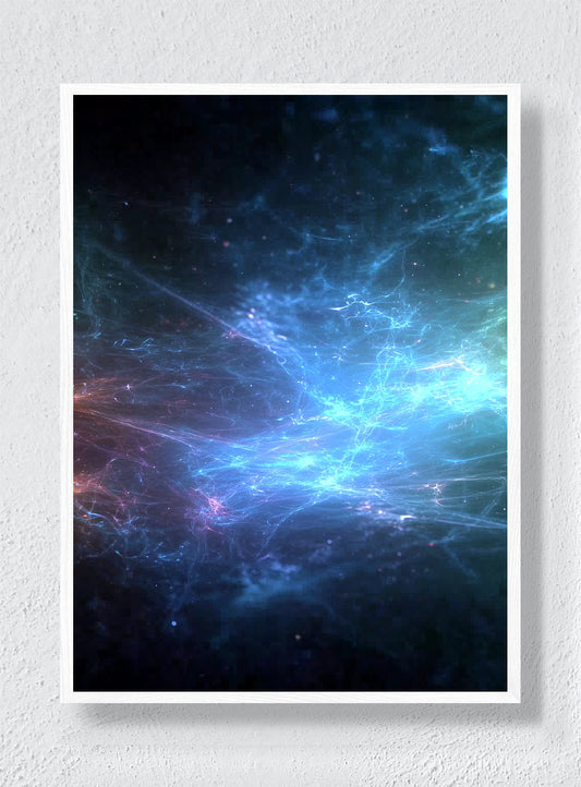 AN OCEAN MADE OF STARS - White Frame
