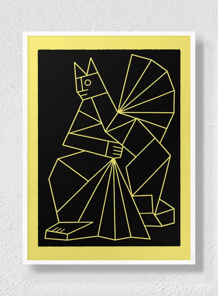 NIGHT ANIMAL - White Frame