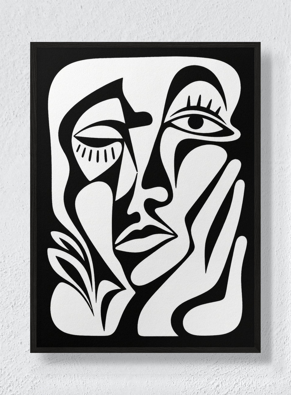 FACE STUDY - Black Frame