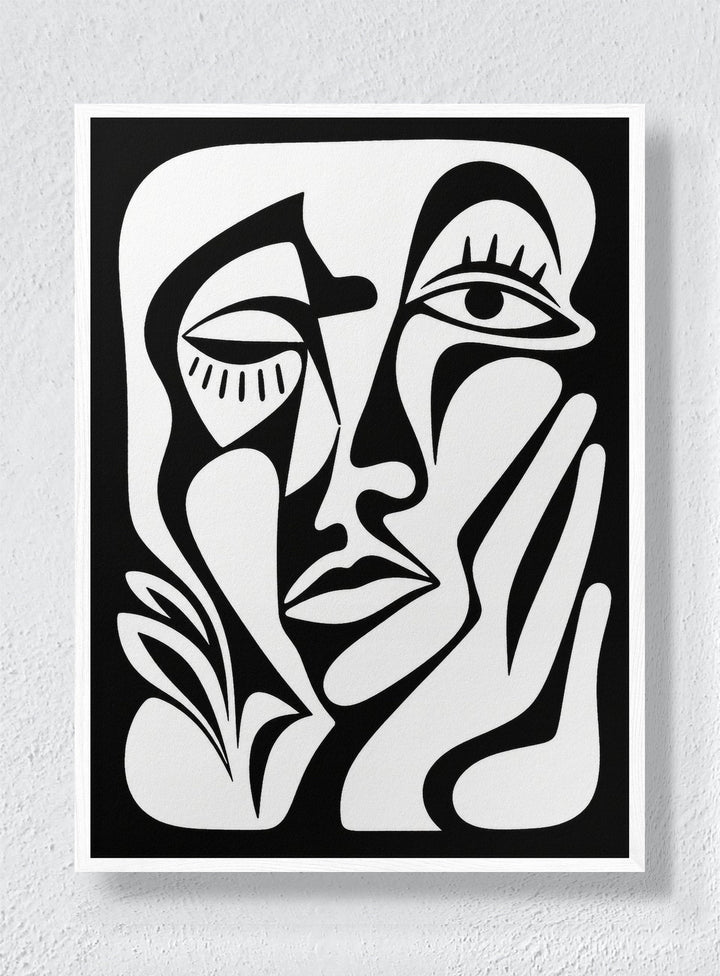 FACE STUDY - White Frame