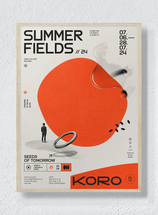 SUMMER FIELDS - Natural Frame