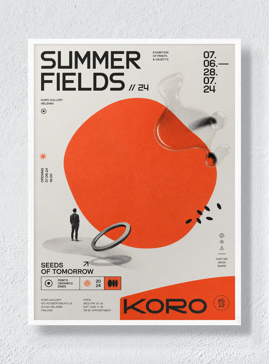 SUMMER FIELDS - White Frame
