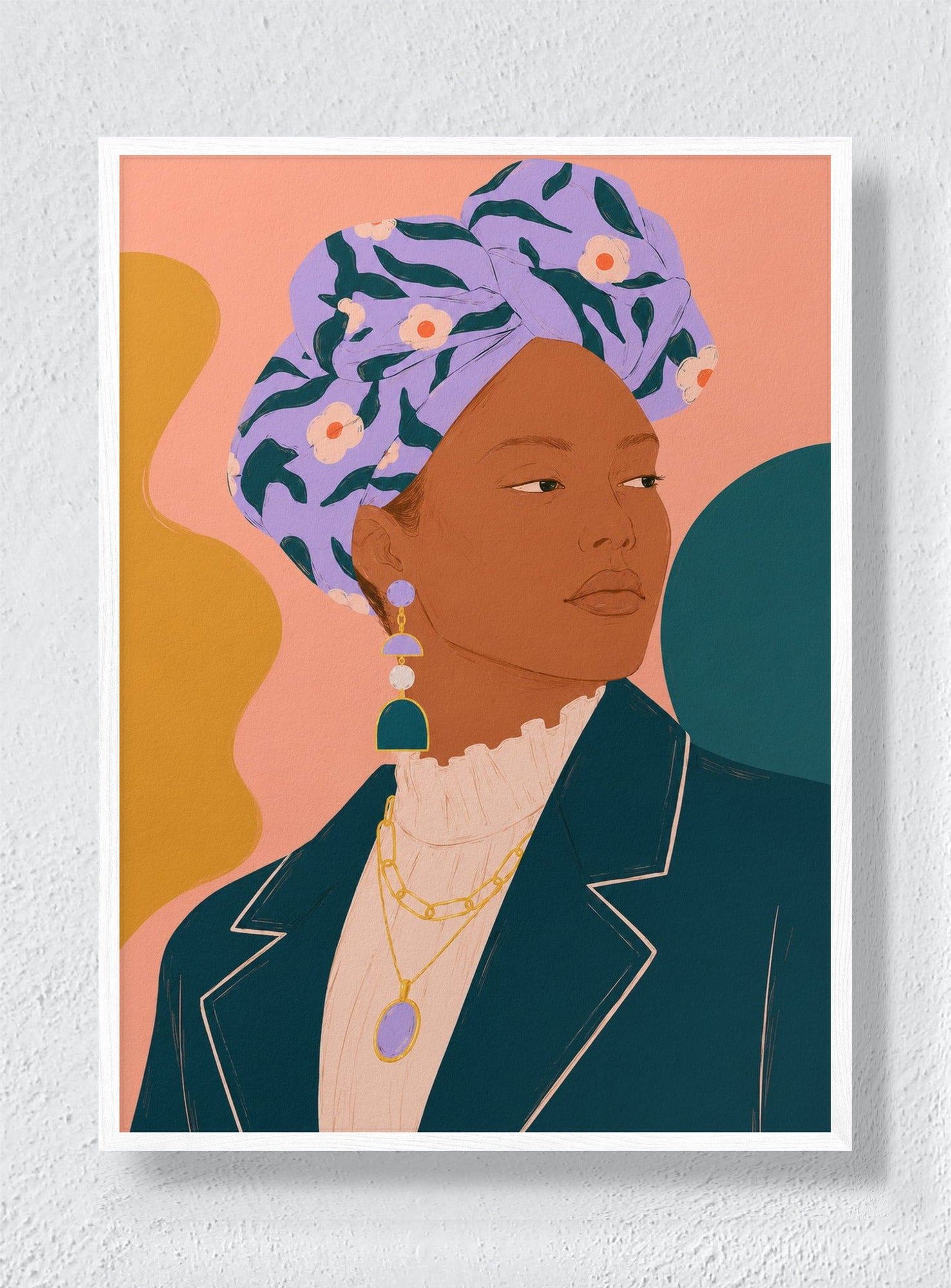 CROWNED - White Frame