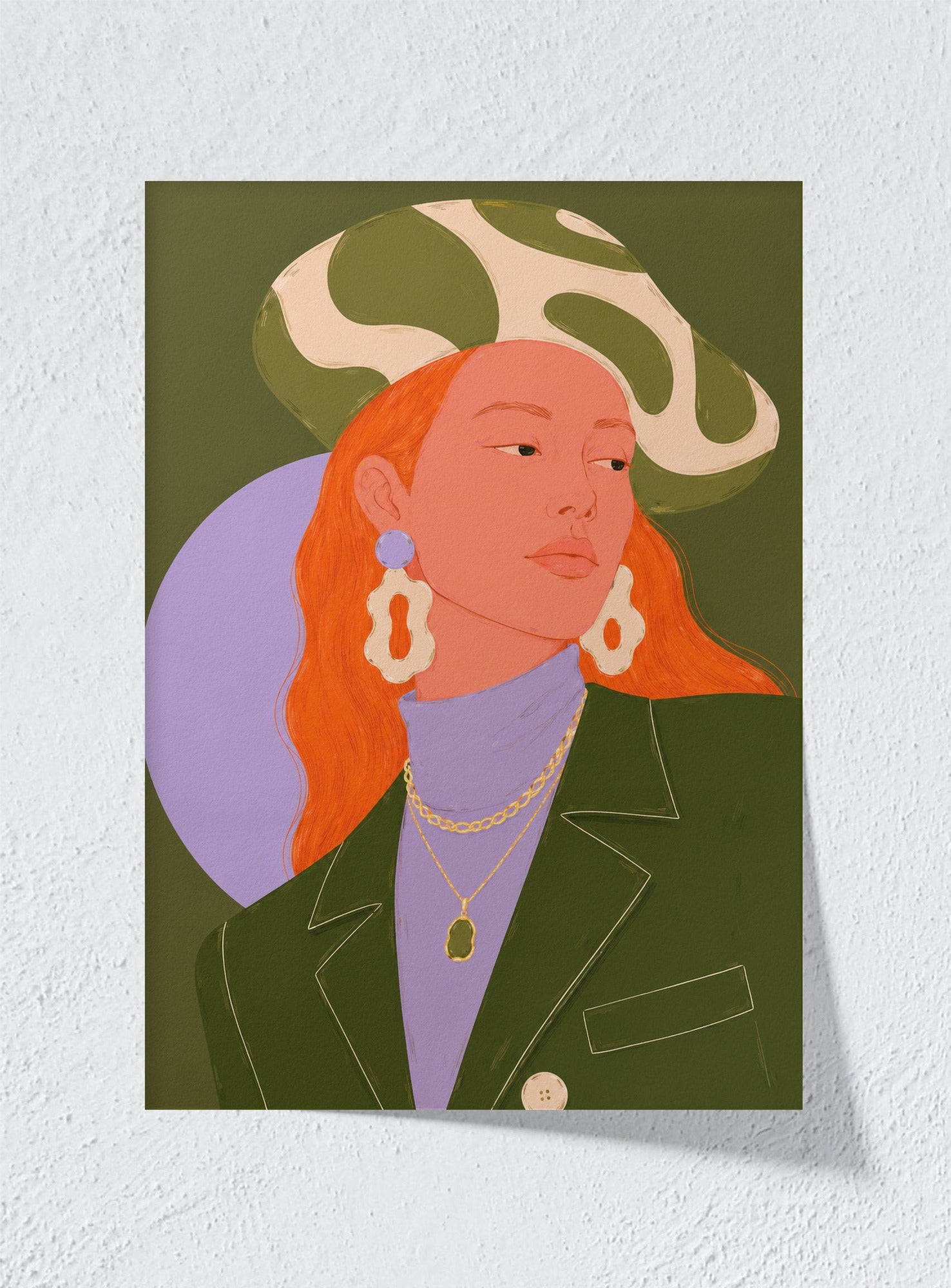 OLIVE & FLAME - Unframed