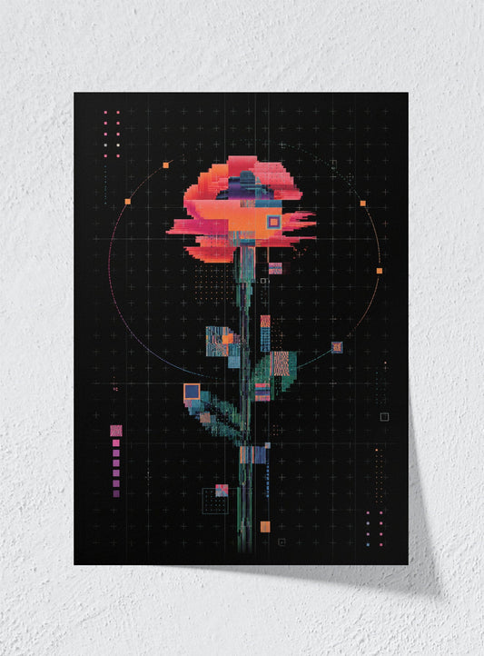 BLOOM 8-BIT - Unframed