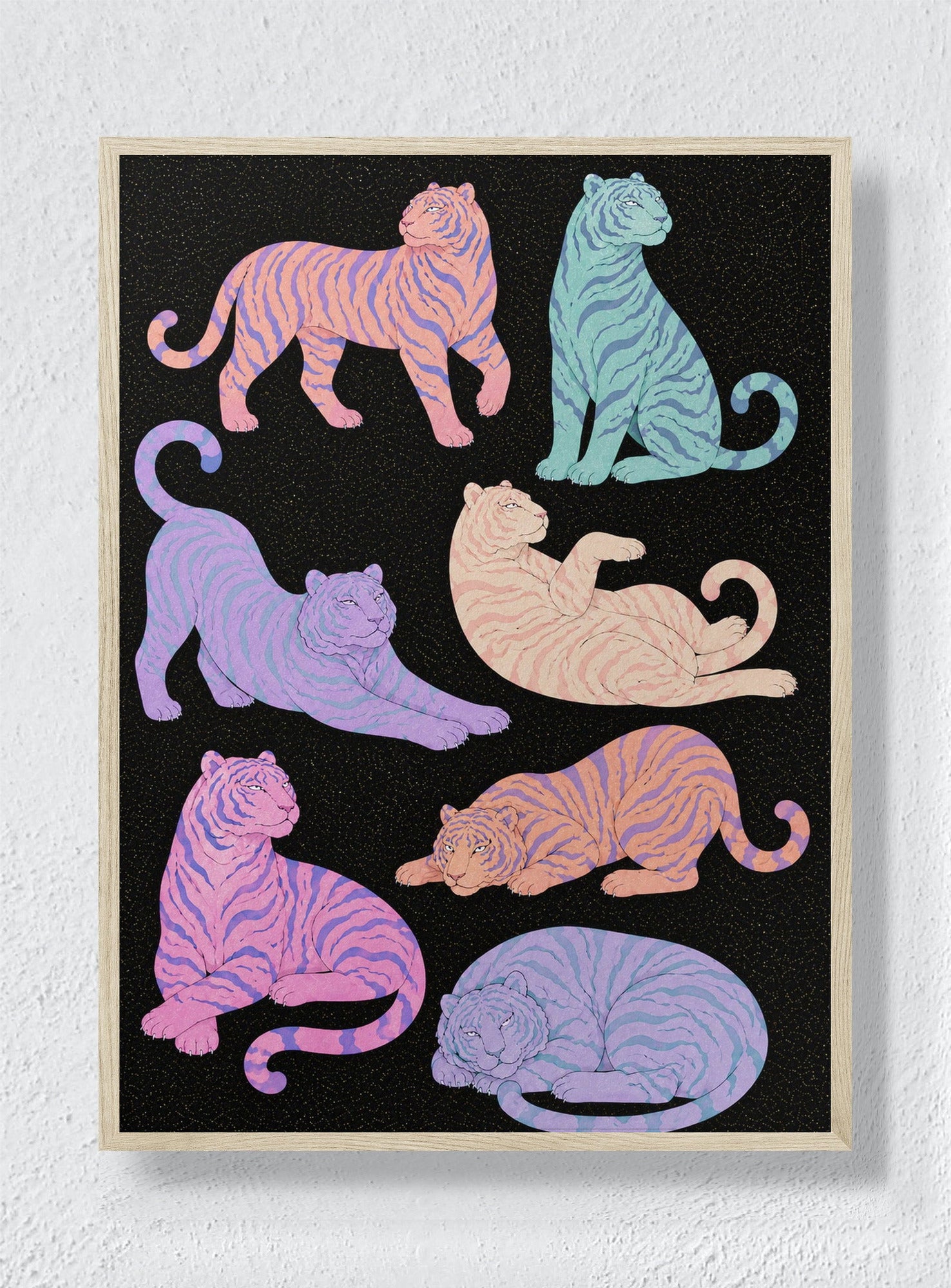 PASTEL PREDATORS - Natural Frame