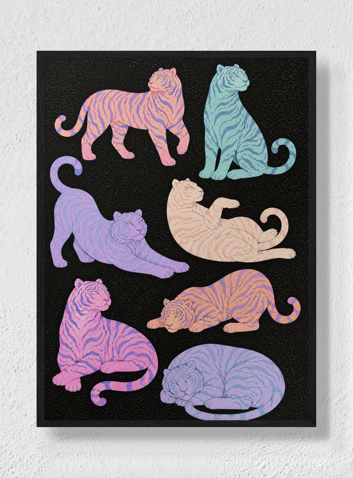 PASTEL PREDATORS - Black Frame